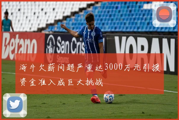 海牛欠薪问题严重达3000万元引援资金准入成巨大挑战